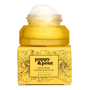 Lemon Bloom Lip Scrub | Poppy & Pout