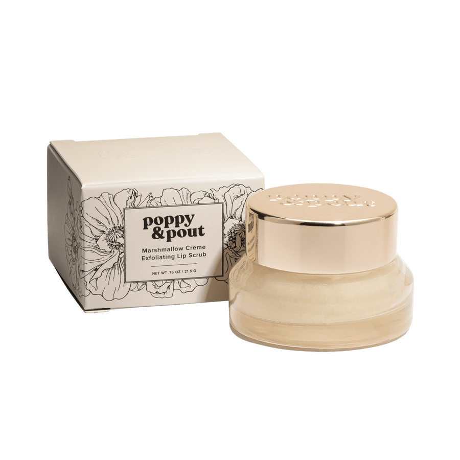 Marshmallow Creme Lip Scrub | Poppy & Pout