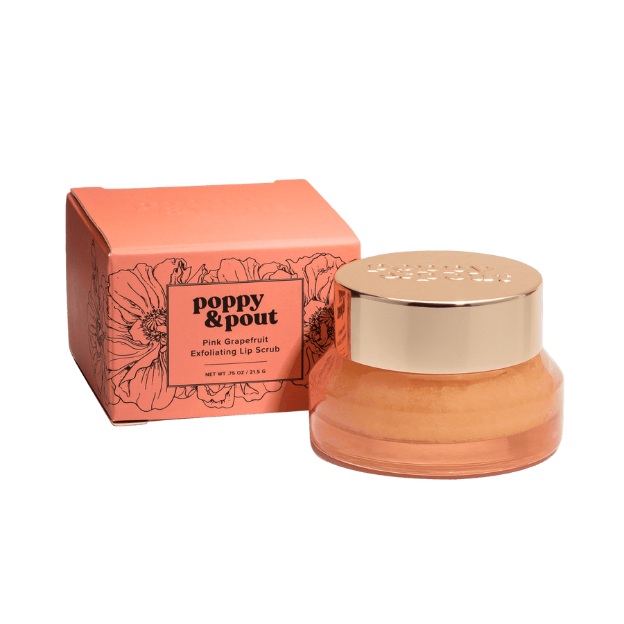 Pink Grapefruit Lip Scrub | Poppy & Pout