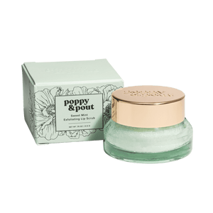 Sweet Mint Lip Scrub | Poppy & Pout