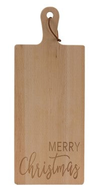 Merry Christmas Rectangle Cutting Board 21.75"