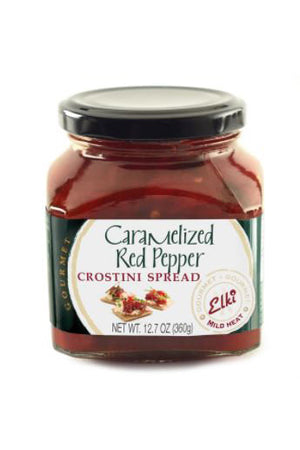 Caramelized Red Pepper Crostini Spread | Elki