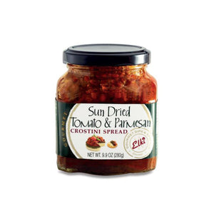 Sun Dried Tomato & Parmesan Crostini Spread | Elki