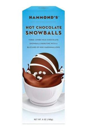 Hot Chocolate Snowball with Marshmallows, Milk Chocolate | Hammond's Candy