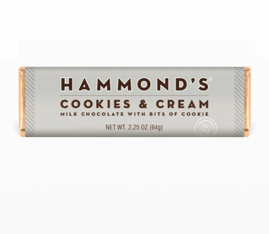 Cookies & Cream, Milk Chocolate | Hammond's
