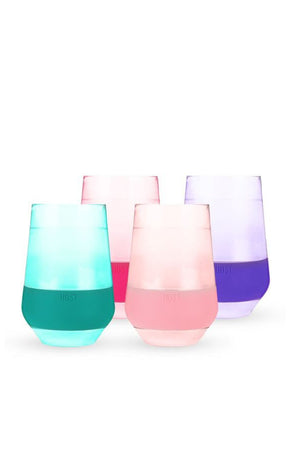 Wine Freeze XL Cooling Cups, Tinted, Set of 4 | Host