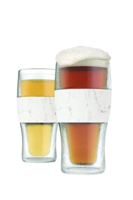 Beer Freeze Cooling Cups Set, Marble | Host