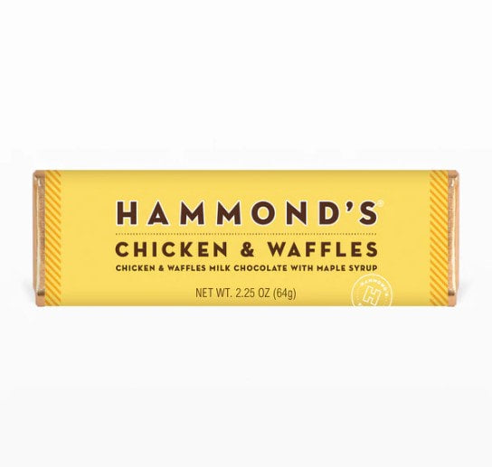 Chicken & Waffles Milk Chocolate Candy Bar | Hammond's Candies