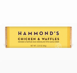 Chicken & Waffles Milk Chocolate Candy Bar | Hammond's Candies