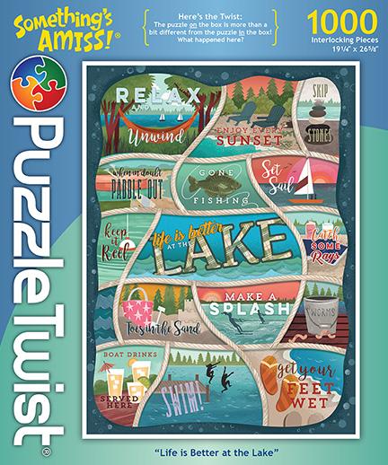 Life is Better at the Lake, 1000 Piece Puzzle | Puzzle Twist