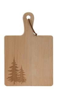 Pine Tree Square Cutting Board 10"